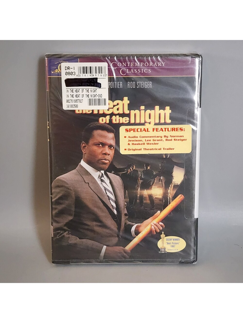 In the Heat of the Night (DVD, 1967) Sidney Poitier Rod Steiger Widescreen NEW